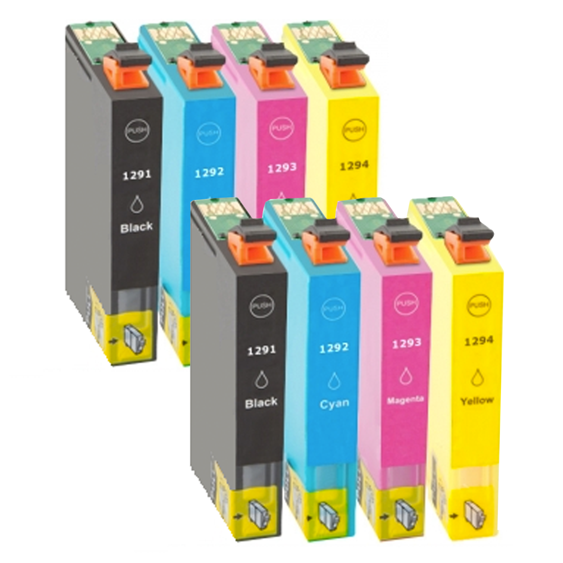 2x Huismerk Epson T1295 XL inktcartridges voordeelbundel