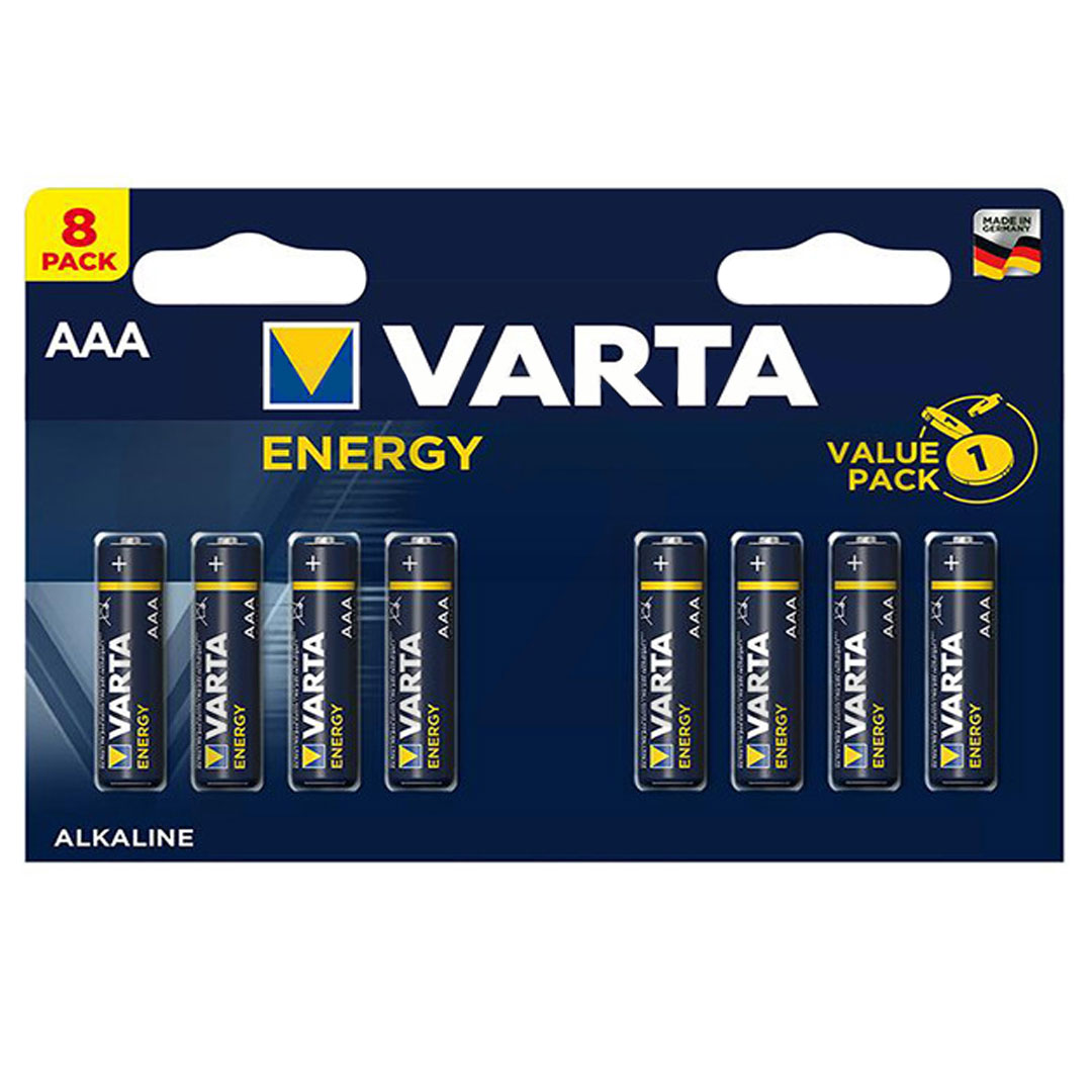 Varta Energy AAA batterijen 8-pack