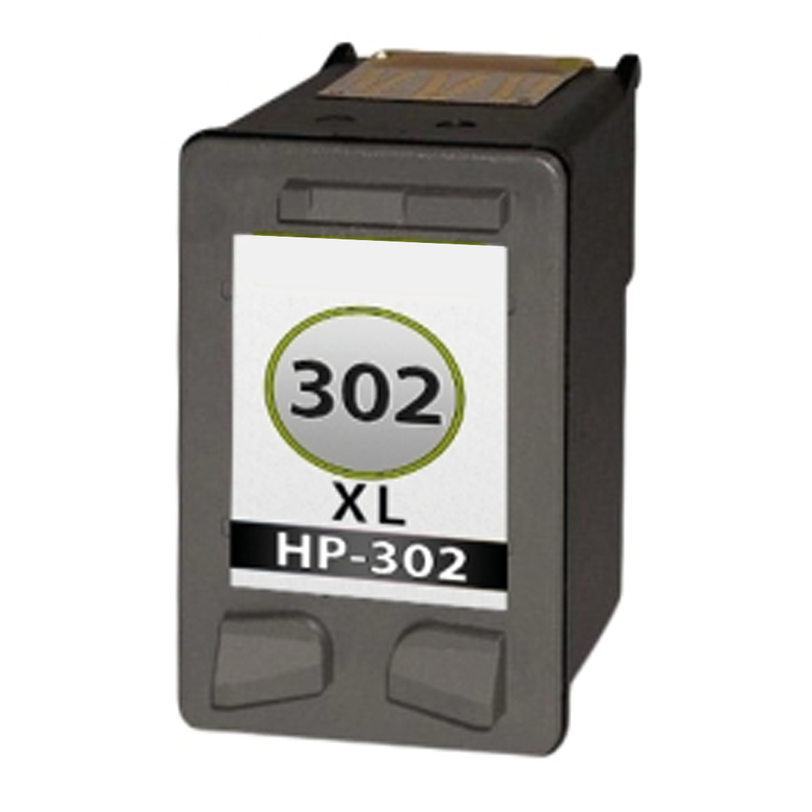 Huismerk HP 302XL (F6U68AE) inktcartridge zwart