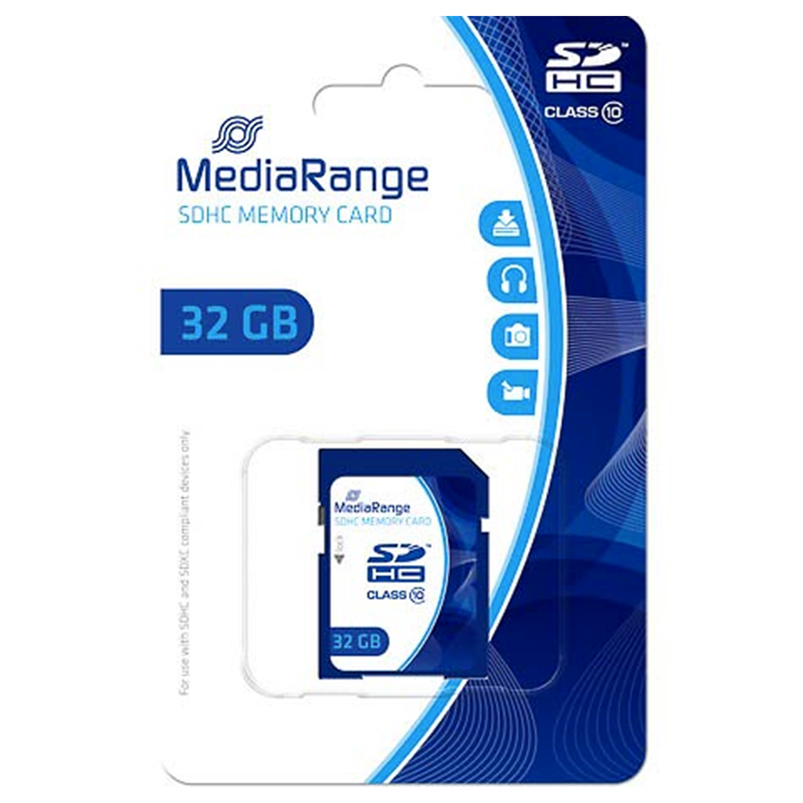 MediaRange SDHC geheugenkaart 32 GB