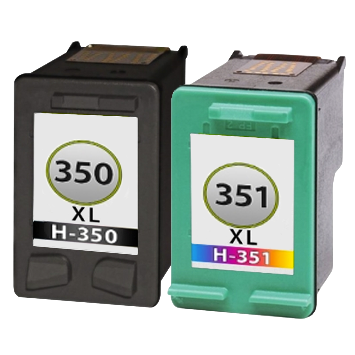 Huismerk HP 350XL (CB336EE) + HP 351XL (CB338EE) inktcartridges voordeelbundel