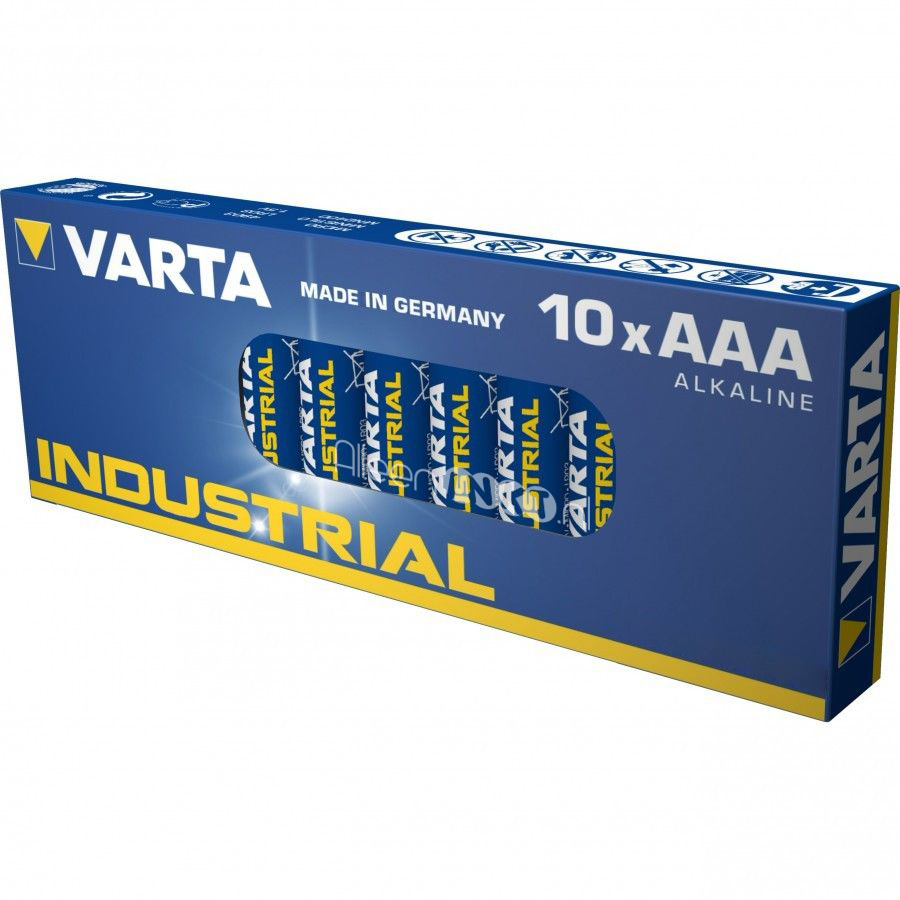 Varta Industrial AAA batterijen 10-pack
