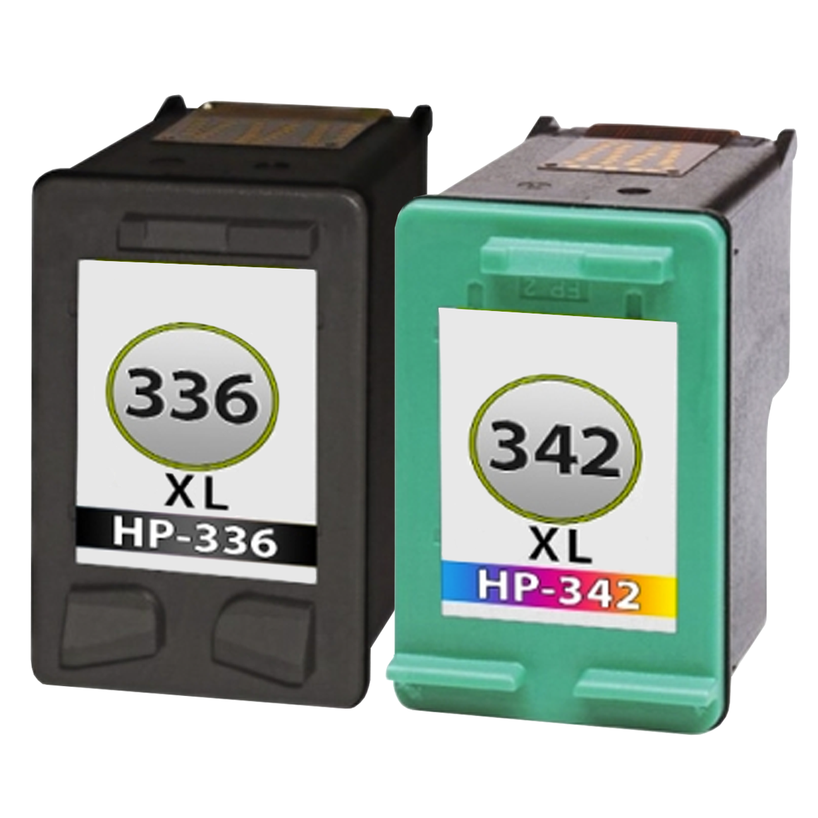 Huismerk HP 336XL (C9362EE) + HP 342XL (C9361EE) inktcartridges voordeelbundel