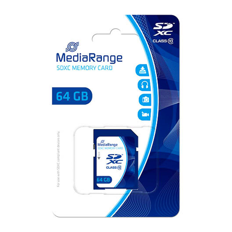 MediaRange SDXC geheugenkaart 64 GB
