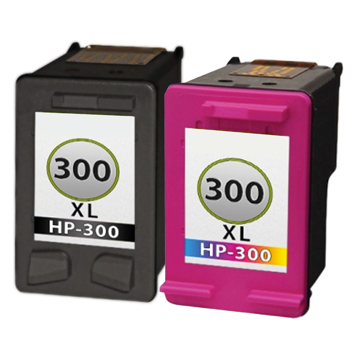 Huismerk HP 300XL (CC641EE + CC644EE) inktcartridges voordeelbundel