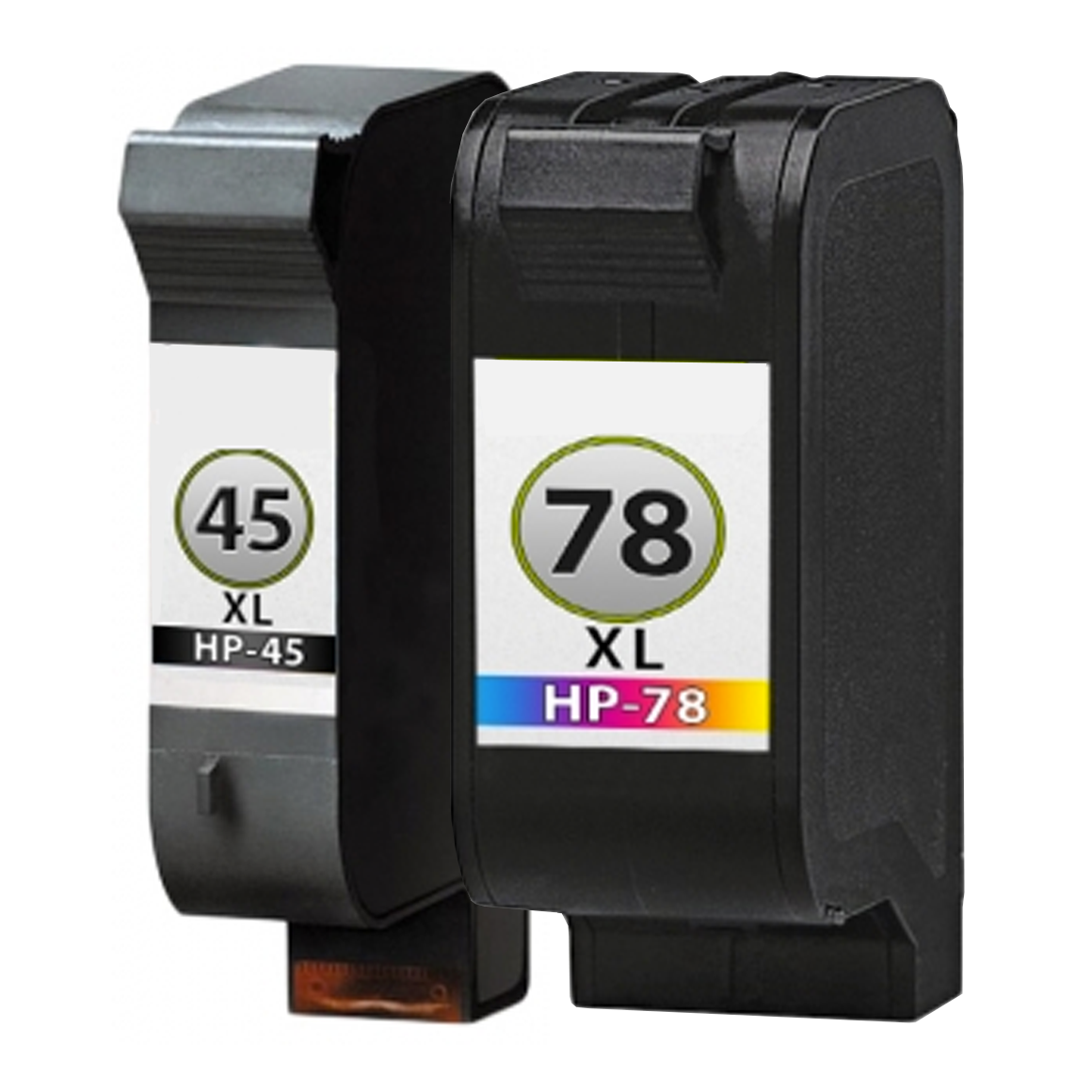 Huismerk HP 45XL (51645AE) + HP 78XL (C6578DE) inktcartridges voordeelbundel