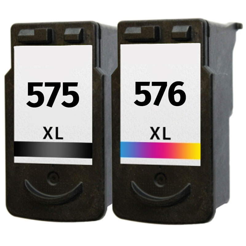 Huismerk Canon PG-575 XL + CL-576 XL inktcartridges voordeelbundel
