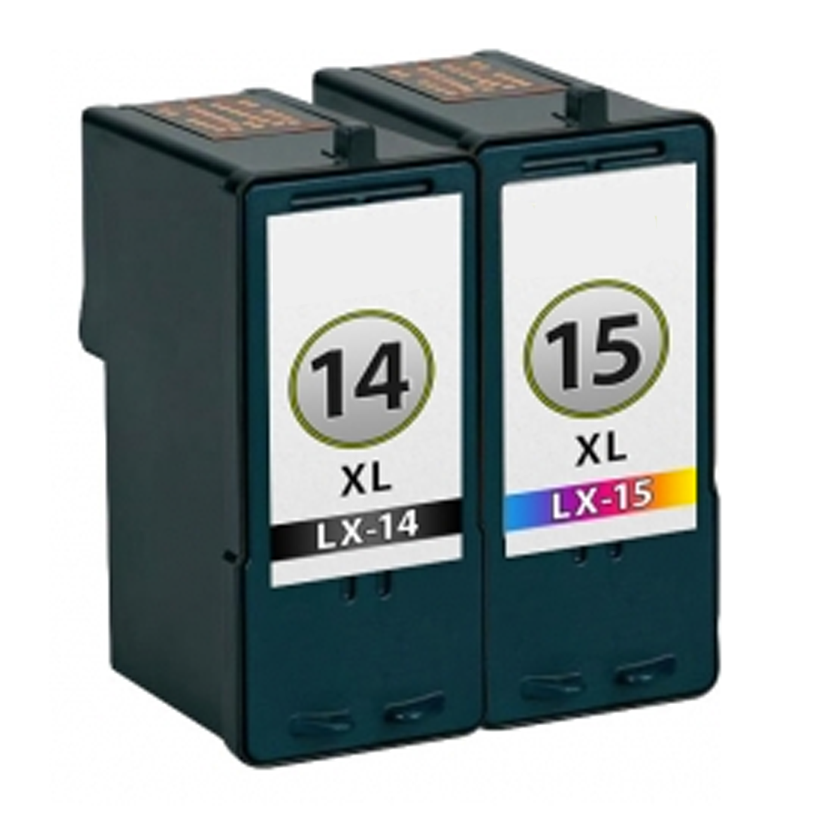 Huismerk Lexmark 14XL (18C2090E) + 15XL (18C2110E) inktcartridges voordeelbundel