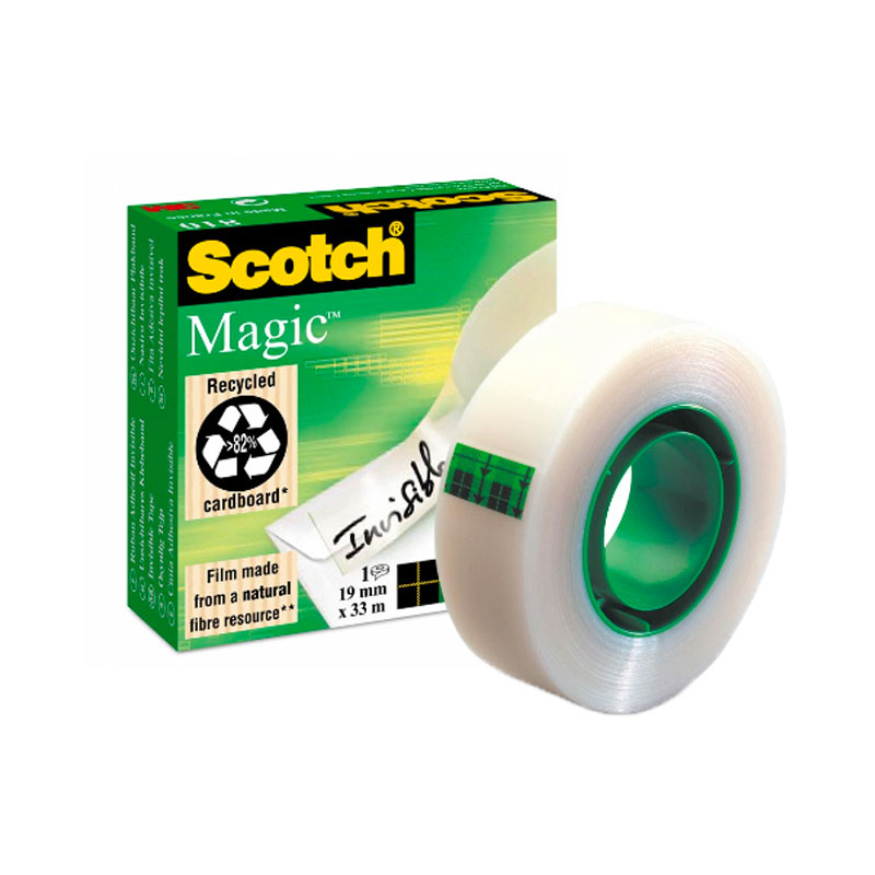 Scotch onzichtbaar plakband 19 mm x 33 m Scotch Magic 810