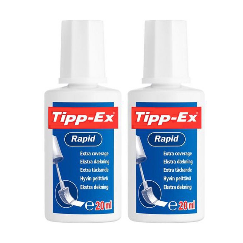 Tipp-Ex Rapid correctievloeistof (2 stuks)