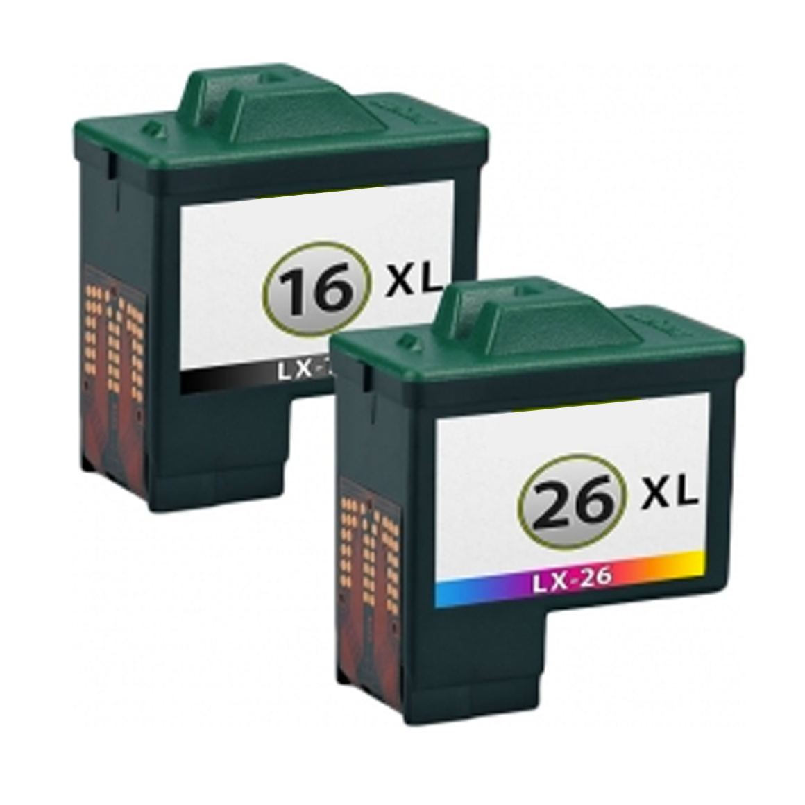 Huismerk Lexmark 16XL (10N0016) + Lexmark 26XL (10N0026) inktcartridges voordeelbundel