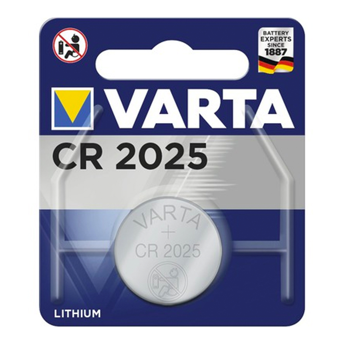 Varta CR2025 3V Lithium knoopcel batterij