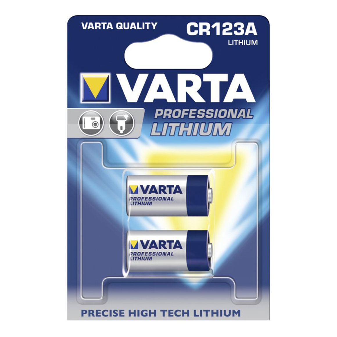 Varta CR123A 3V Lithium batterijen 2-pack
