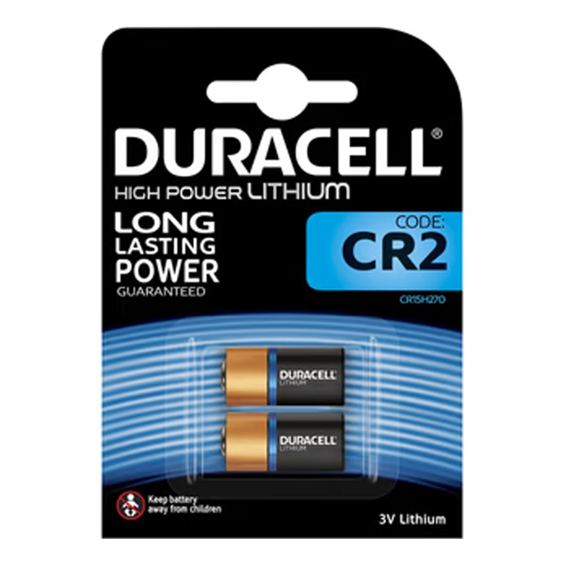 Duracell Lithium CR2 batterijen 2-pack