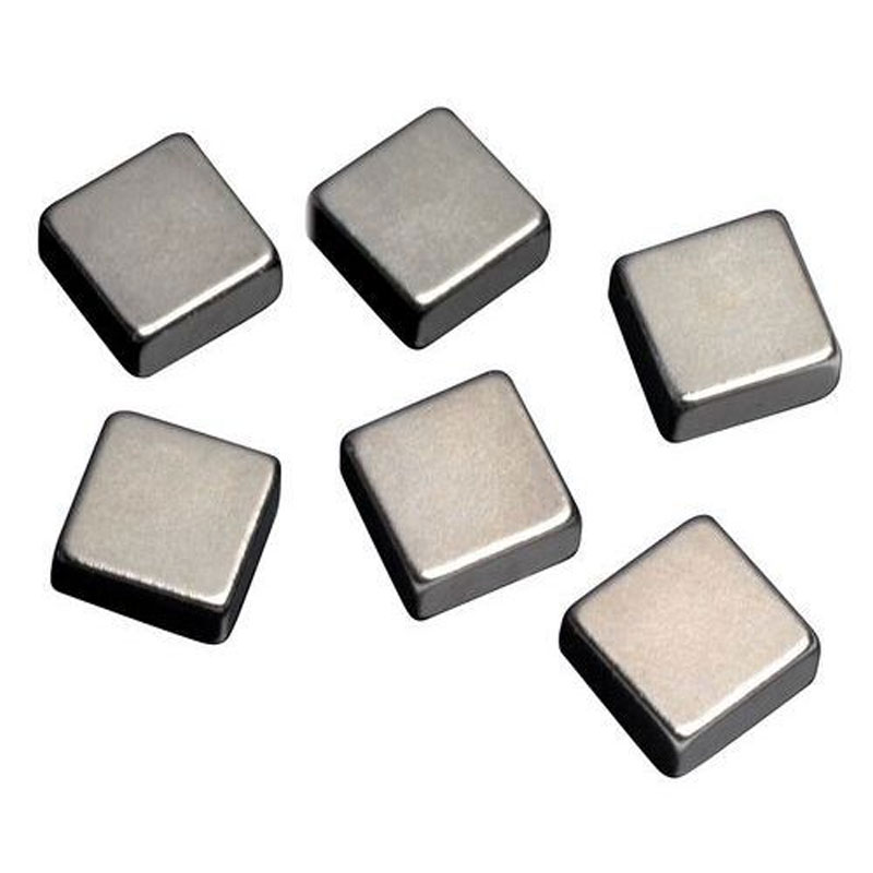 Naga super sterke magneten voor glasborden, 10 x 10 x 5 mm (6 stuks)