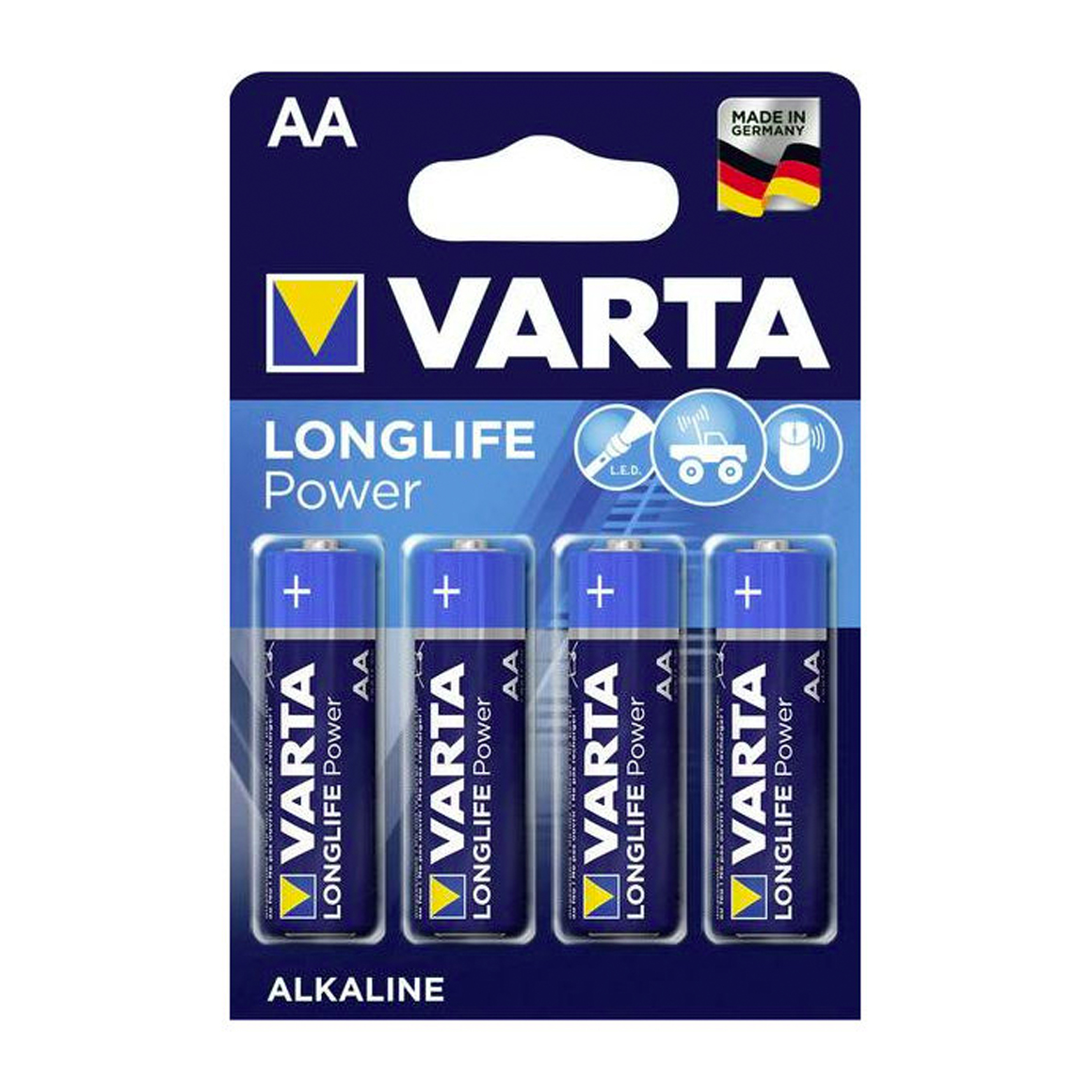 Varta Longlife Power AA batterijen 4-pack